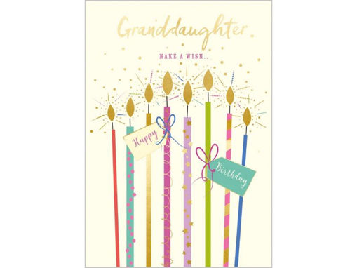 Picture of GRANDDAUGHTER BIRTHDAY CARD